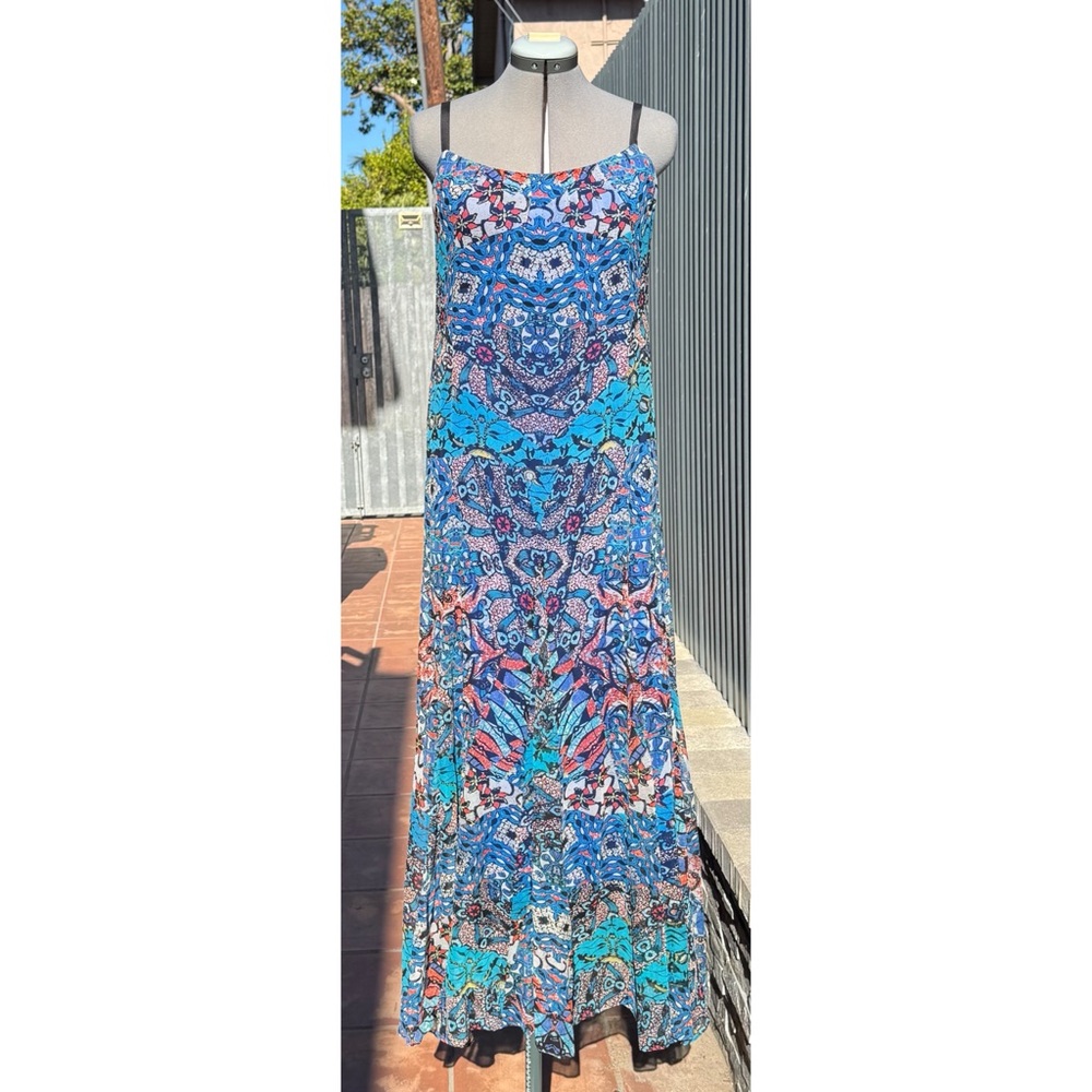Twelfth Street by Cynthia Vincent Batik Print Maxi Dress